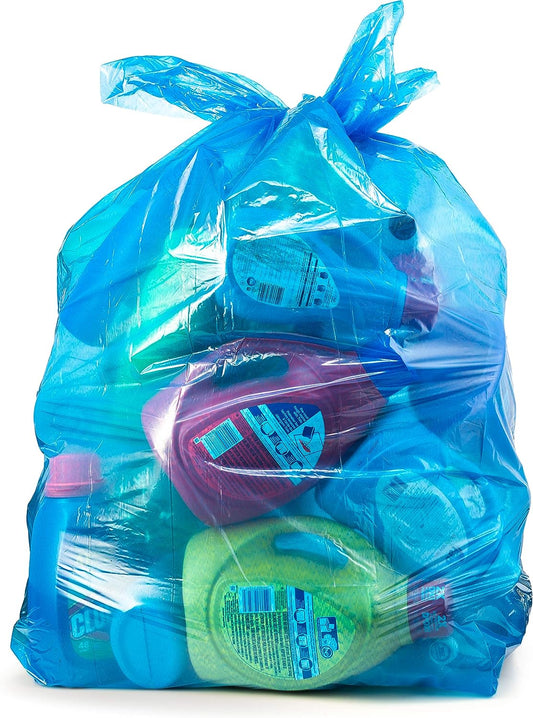 42 x 48 STRONG BLUE RECYCLING BAGS 125/cs