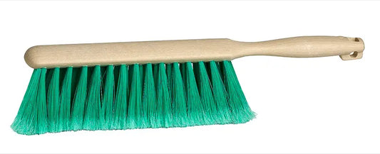 7" GREEN BENCH BRUSH - PLASTIC HANDLE