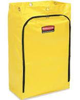 RUBBERMAID ZIPPERED JANITOR CART BAG