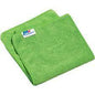 GREEN MICROFIBER CLOTHS (12pak)