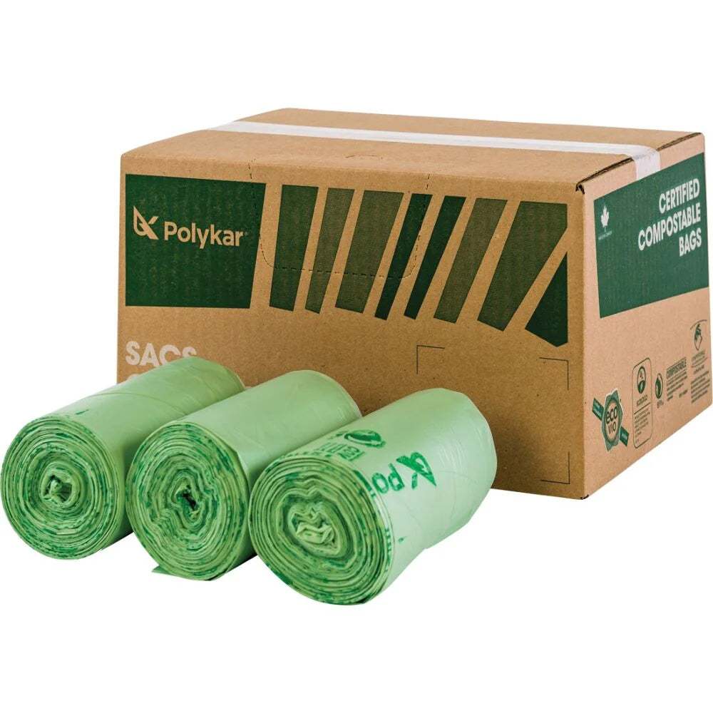 26 X 36 COMPOSTABLE GARBAGE BAGS 200/cs